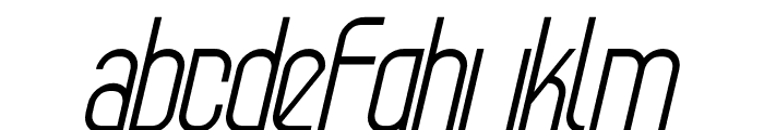 Barel Italic Font LOWERCASE