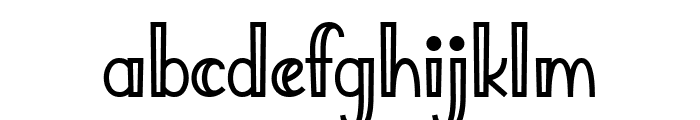 Barelyna Font LOWERCASE