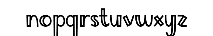 Barelyna Font LOWERCASE