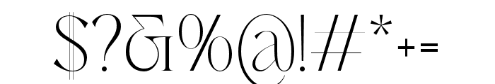 Barghain-Regular Font OTHER CHARS