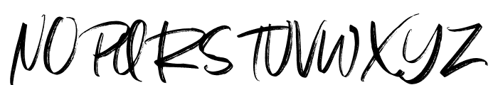 BargittaTextured-Regular Font UPPERCASE