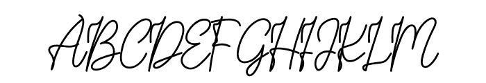 Barier Signature Alternate Font UPPERCASE