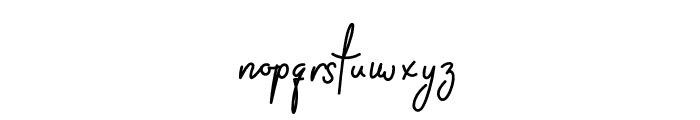 Barier Signature Alternate Font LOWERCASE