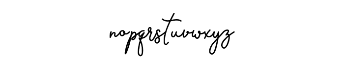 Barier Signature Font LOWERCASE