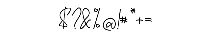 Barithom Signature Regular Font OTHER CHARS
