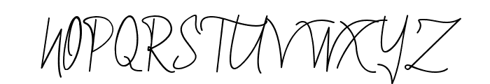 Barithom Signature Regular Font UPPERCASE