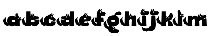 Bark Type Dog Font LOWERCASE