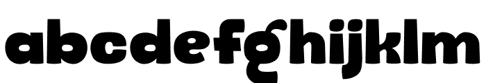 Bark Type Font LOWERCASE