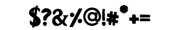 Barnyard Serif Font OTHER CHARS