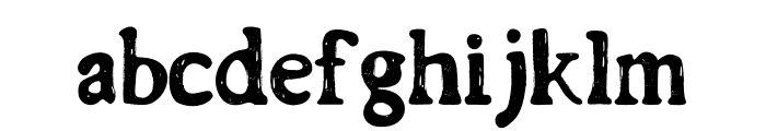 Barnyard Serif Font LOWERCASE
