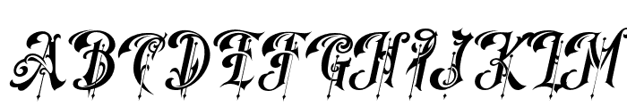 Barones-Italic Font UPPERCASE