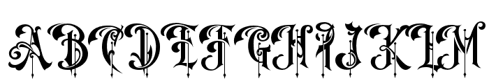 Barones-Regular Font UPPERCASE