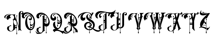 Barones-Regular Font UPPERCASE