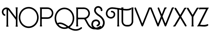 Baroneys Solid Font UPPERCASE