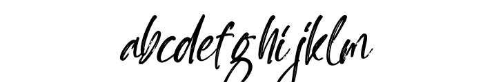 Barong Signature Italic Font LOWERCASE