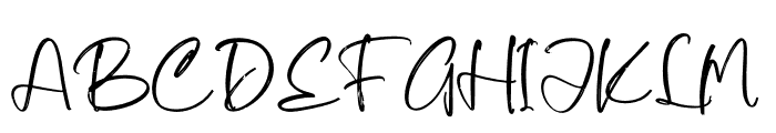 Barong Signature Font UPPERCASE