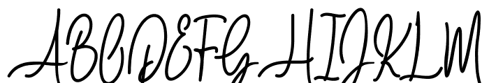Baropetha Signature3 Font UPPERCASE