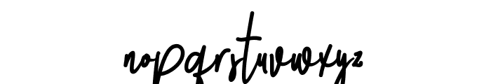Baropetha Signature3 Font LOWERCASE