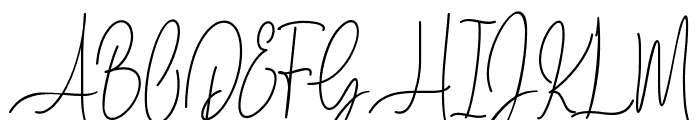 Baropetha Signature4 Font UPPERCASE