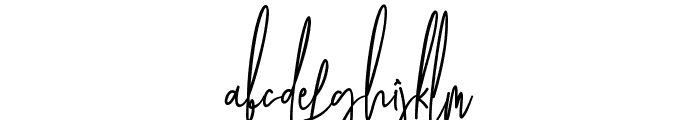 Baropetha Signature4 Font LOWERCASE