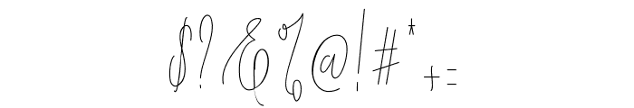 Baropetha Signature5 Font OTHER CHARS