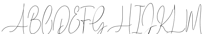 Baropetha Signature5 Font UPPERCASE