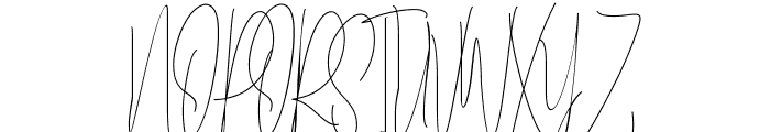 Baropetha Signature5 Font UPPERCASE