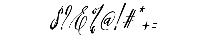 Baropetha Signature_Italic1 Font OTHER CHARS