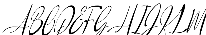 Baropetha Signature_Italic1 Font UPPERCASE