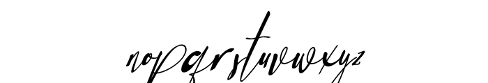 Baropetha Signature_Italic1 Font LOWERCASE