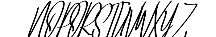 Baropetha Signature_Italic2 Font UPPERCASE