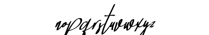Baropetha Signature_Italic2 Font LOWERCASE