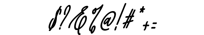 Baropetha Signature_Italic3 Font OTHER CHARS