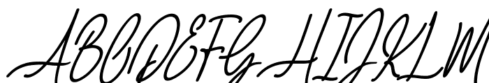 Baropetha Signature_Italic3 Font UPPERCASE
