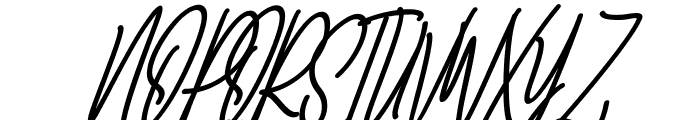 Baropetha Signature_Italic3 Font UPPERCASE