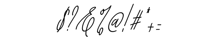 Baropetha Signature_Italic4 Font OTHER CHARS