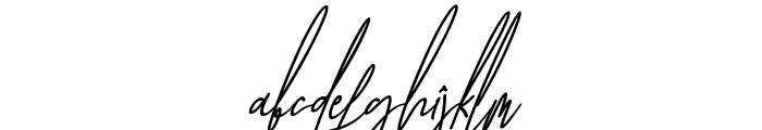 Baropetha Signature_Italic4 Font LOWERCASE