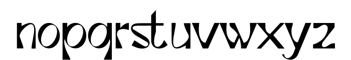 Barostico Font LOWERCASE