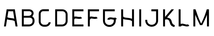 Baroty Thin Font UPPERCASE