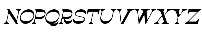 Barque cultura Oblique Font UPPERCASE