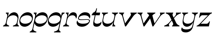 Barquecultura-Oblique Font LOWERCASE