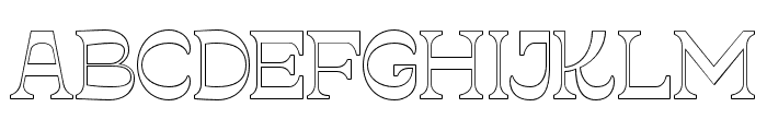Barquecultura-Outline Font UPPERCASE