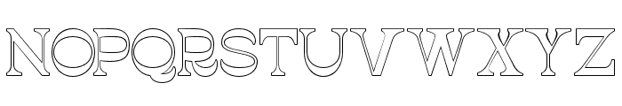 Barquecultura-Outline Font UPPERCASE