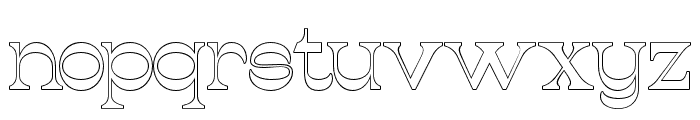 Barquecultura-Outline Font LOWERCASE