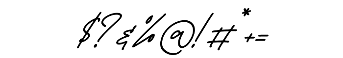 Barsdeya Italic Font OTHER CHARS