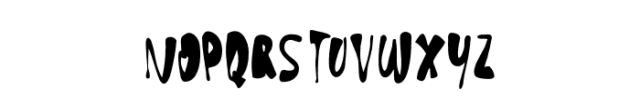 Barsy Font LOWERCASE