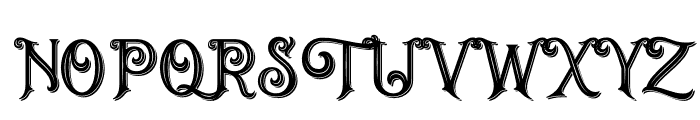Barthez Inline Shadow Font UPPERCASE