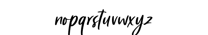 Barthony-Regular Font LOWERCASE