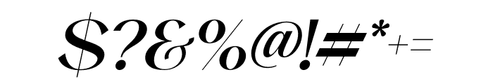 Barytons Italic Font OTHER CHARS