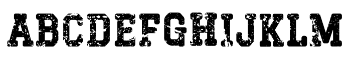 Baseball Grunge Grunge 3 Font UPPERCASE